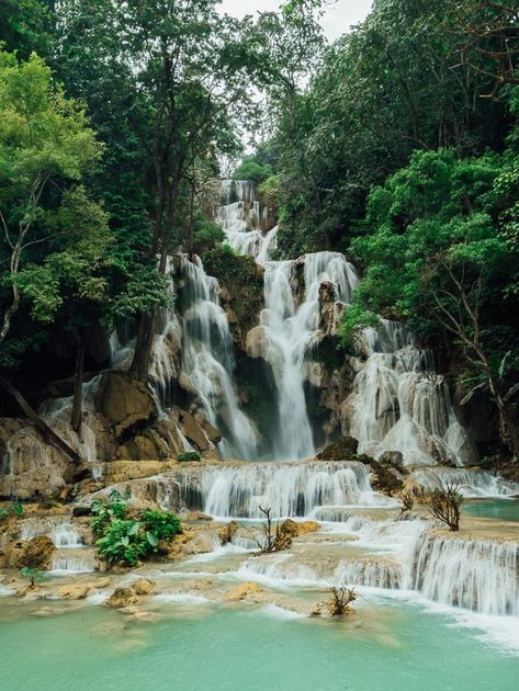 Laos Country, Kuang Si Falls, Laos Travel, Luang Prabang, Dream Travel Destinations, Backpacking Travel, Vietnam Travel, Elba, Thailand Travel