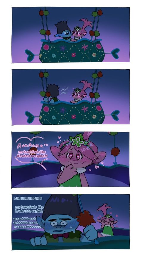 Brozone Comic, Poppy X Branch Comic, Broppy Comics, Trolls Comic, Broppy Fanart, Trolls Poppy X Branch, Poppy X Branch, Trolls Broppy, Trolls Fanart