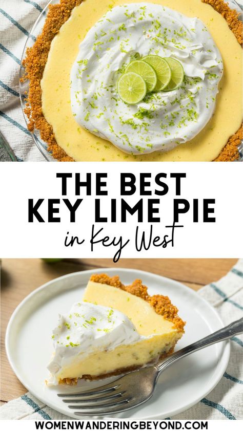 Key West Key Lime Pie Recipe, No Bake Key Lime Pie, No Bake Key Lime, No Bake Pie, Key Limes, Recipe Hacks, Pies Recipes, Keylime Pie Recipe, Drink Inspiration