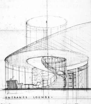 Circular Interior Architecture, Stairway Drawing, Circle Structure, Circle Architecture, Circle Stairs, Staircase Interior, Circular Staircase, Perspective Architecture, Doctoral Degree