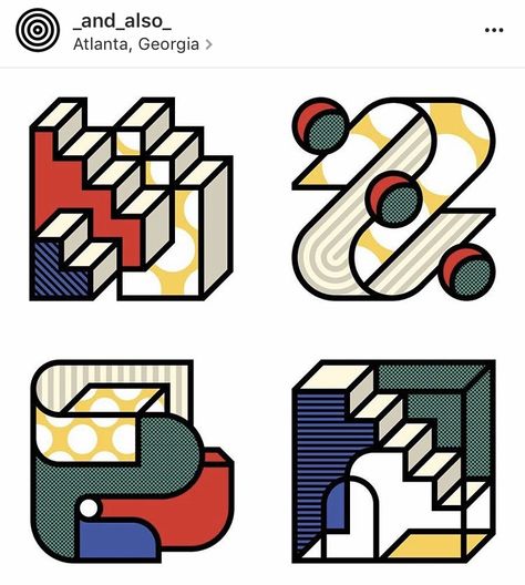 Illustration Geometric, Minimal Graphic, Logo Samples, Illustrator Design Tutorial, Conceptual Understanding, Memphis Design, Pop Art Design, Design Course, Line Illustration