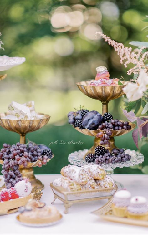 French Countryside Wedding Theme, Bridgeton Ball, Laduree Wedding, Parisian Chic Wedding, Wedding Pastries, Bridgerton Decor, French Wedding Cakes, Powder Blue Wedding, Bridgerton Wedding