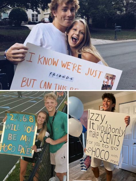 Bath And Body Works Hoco Proposal, Homecoming Sign For Friend, Home Coming Proposals Ideas School, Best Hoco Signs, Homecoming Dance Poster Ideas, Celsius Hoco Proposal, Friends Hoco Poster, Hoco Sign Proposals, How To Say Yes To Hoco