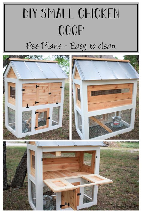 DIY Small Chicken Coop Plans Diy Small Chicken Coop, Pallet Backyard, Coop Layout, Small Chicken Coop, Chicken Coop Plans Free, Chicken Coop Blueprints, Oasis Backyard, Cute Chicken Coops, Small Chicken Coops