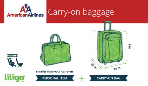 Baggage policies for American Airlines - Traveler's Edition American Airlines Carry On, Carry On Bag Size, Bank Bag, American Airlines Center, Checked Baggage, Port Of Spain, Best Carry On Luggage, Best Luggage, Carry On Suitcase