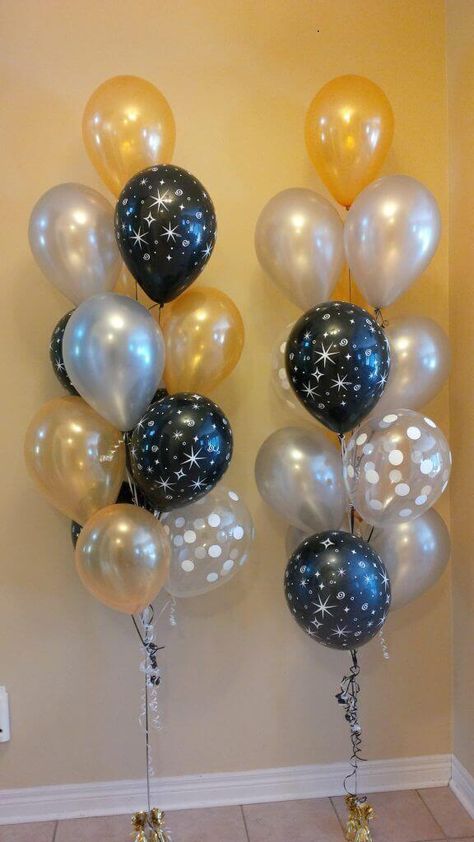 Balloon Column | Balloons tower stand pillar post or pole prop in two colors Ballon Bunch Ideas, Single Balloon Centerpiece, Ballon Stand Ideas, Balloons Tower, Gold And Silver Balloons, Centerpiece Bouquet, Tulle Balloons, Hot Air Balloon Centerpieces, Balloon Pillars