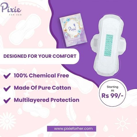 Organic Sanitary Pads, Period Cycle, Baby Ads, Menstrual Health, Sanitary Pads, Chemical Free, Post Design, Cotton Pads, Skin Treatments