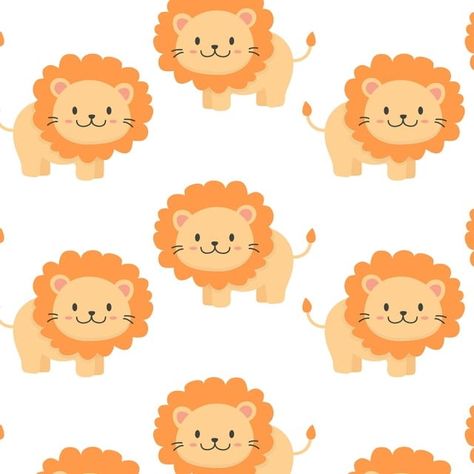 Lion King Clipart, King Clipart, Lion Cute, Spring Cartoon, Lion Vector, Safari Design, Lion Pattern, Cute Png, Victorian Wallpaper