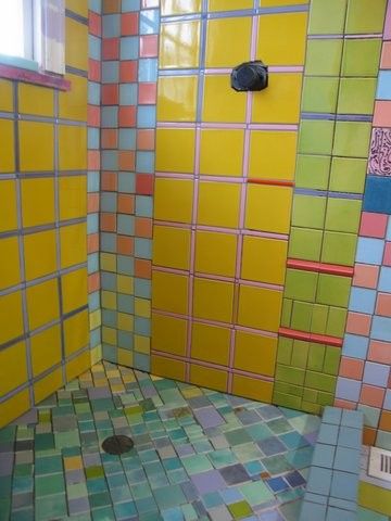 Quirky Bathroom Decor, Funky Bathroom, Quirky Bathroom, Inside A House, Architecture Homes, Whimsical Home, Tiny Bathroom, Bathroom Inspo, Dream Rooms