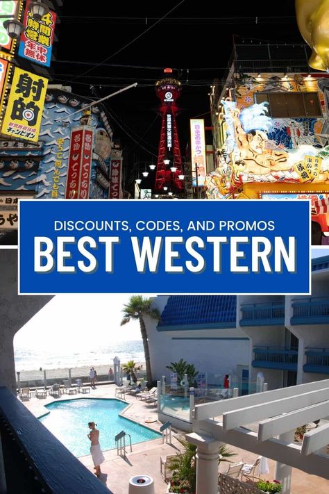 Discover how to save money with the best discount codes for Best Western - corporate codes, price matching, Best Western Rewards & more! via @goawesomplaces Western Hotel, Best Western Hotel, Bucket List Vacations, Travel Savings, Hotel Branding, Travel Plan, Awesome Places, Unique Places, Travel Spots