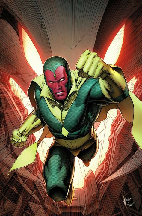 Vision Marvel Comics, Vision Comic, Vision Marvel, Marvel Vision, Avengers Shield, Marvel Collection, Avengers Wallpaper, Marvel Posters, Marvel Comic Universe