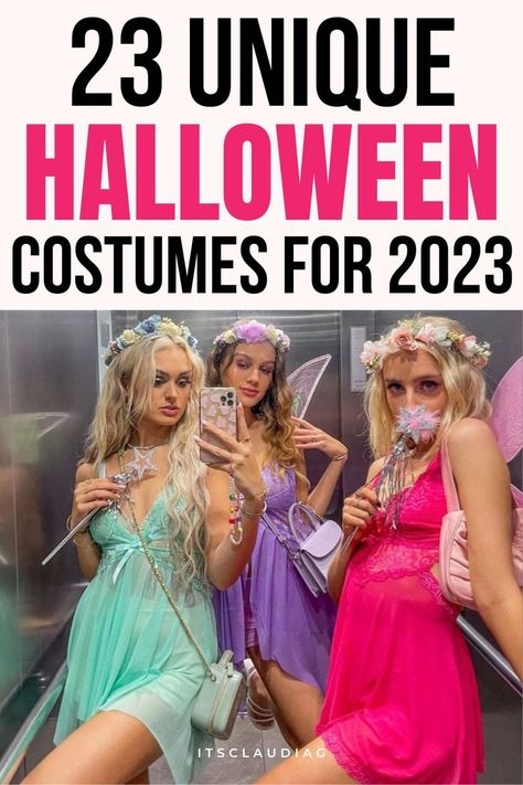 2023 Halloween Costume Ideas, Fairy Costume Women, Adult Women Halloween Costumes, Easy College Halloween Costumes, Zombie Halloween Costumes, Quick Halloween Costumes, Amazing Halloween Costumes, Trio Halloween Costumes, Halloween Costumes College Girls