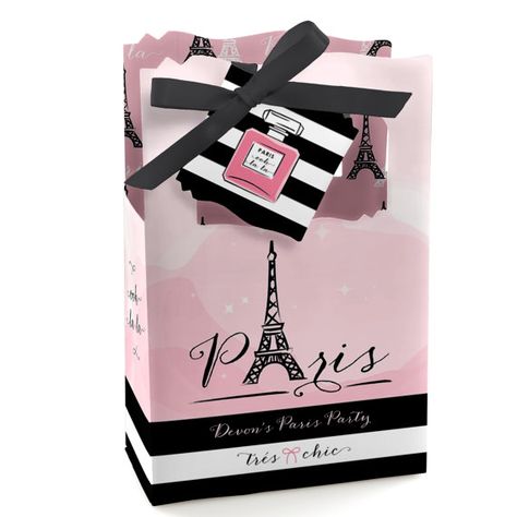 12 Paris Favor Boxes - Custom Baby Shower and Birthday Party Supplies Paris Themed Party Favors, Paris Themed Birthday Party, Paris Baby Shower, Paris Birthday Parties, Paris Theme Party, Paris Birthday, Paris Themed, Paris Chic, Paris Party