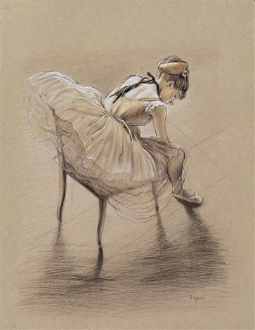 Degas Drawings, Ballerina Sketch, Degas Ballerina, Edgar Degas Art, Ballet Drawings, Degas Paintings, Ballerina Painting, Dancers Art, Dance Paintings