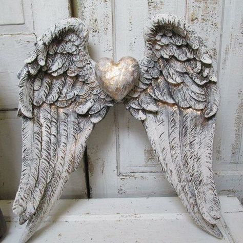 Άγγελική Άγάπη !!! Angel Wings Wall Art, Angel Wings Wall Decor, Shabby Chic Wall, Angel Wings Wall, Wing Wall, I Believe In Angels, Smart Tiles, Wings Art, Home Decor Baskets