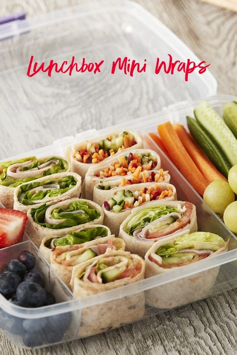 Ideas For School Lunches, Mini Wraps, Recipes Lunch, Kids Lunches, Picnic Lunch, Kids Healthy, Picnic Lunches, 2023 Vision, School Lunches