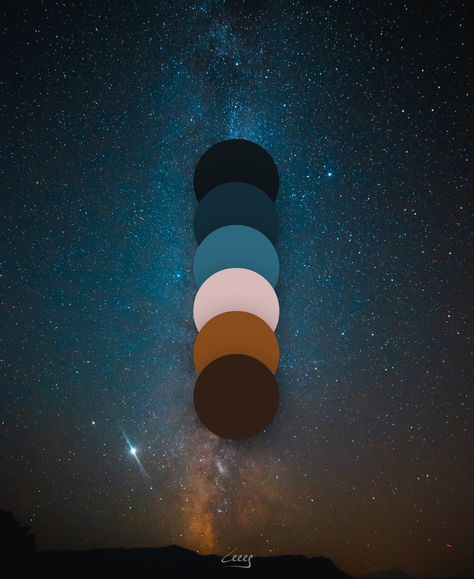 Celestial Color Palette Wedding, Solar Eclipse Color Palette, Night Sky Colour Palette, Moon And Stars Color Palette, Winter Sunset Color Palette, Sun And Moon Color Palette, Nighttime Color Palette, Night Time Color Palette, Moonlit Conservatory