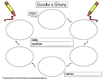 Story Web, Retelling Activities, Doodle A, Story Story, Pediatric Therapy, Teaching Language Arts, Library Lessons, Story Map, Readers Workshop