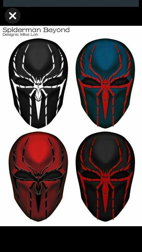 Spider Man Mask Design, Spiderman Eyes Template, Spiderman Beyond, Spiderman Eyes, Spiderman Mask, The Amazing Spiderman, Miles Spiderman, Spiderman Suits, Image Spiderman