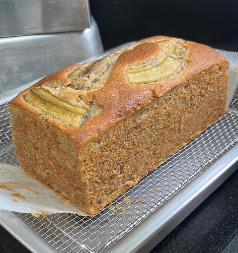 Banana Walnut Cake Banana Walnut Cream Cake, Banana Walnut Coffee Cake, Banana Black Walnut Cake, Banana And Walnut Loaf, Walnut Cake Recipe, Banana Walnut Cake, Single Layer Cakes, Banana Walnut, Loaf Cakes