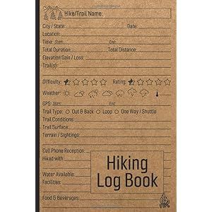 Hiking Log Book: Trail Journal / Memory Book For Adventure Notes / Logbook for Track Hikes / Notebook for Journeys / Great Gift Idea for Hiker, Camper, Travelers / 6" x 9" Travel Size 4.6 out of 5 stars(107) $6.95 (as of December 11, 2023 10:28 GMT -05:00 - More infoProduct prices and availability are accurate as of the date/time indicated and are subject to change. Any price and availability information displayed on [relevant Amazon Site(s), as applicable] at the time of purchase will… Camping Journal, Log Book, Travel Reading, Kindle App, Memory Books, Lonely Planet, Travel Size, Amazon Books, Kindle Reading