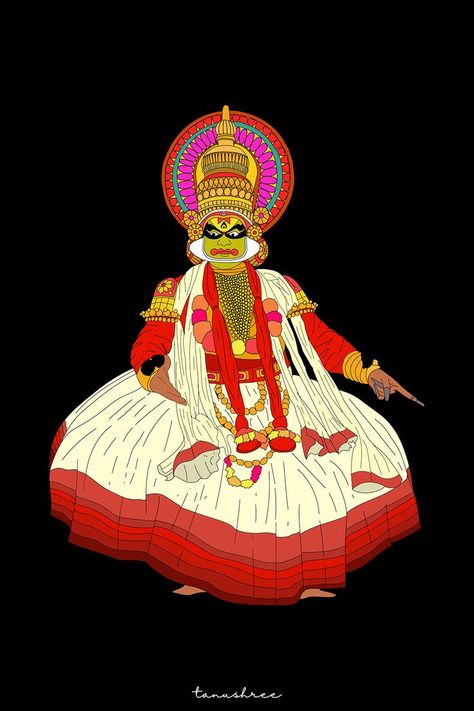 Get unique art pieces inspired by Indian Culture for your home,office, studio or gifting. Just click on the link. #kathakali #indiandanceforms #indiandance #kathakaliart #indianculture #southindia #dancelove #digitalart #homedecor #studiodecor #digitalartpiece #lineart #fiverrgig #fiverrart #freelanceartist #nft Kathakali Drawing, Kathakali Dance, Colourful Makeup, Circle Artwork, Childhood Memories Art, Home Office Studio, Dancing Drawings, Art Classroom Decor, Kerala Mural Painting