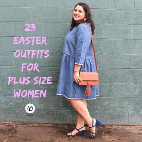 23 Best Easter Outfits for Plus Size Women 2019 Easter Dress For Women Church Plus Size, Mid Size Easter Outfit, Easter Plus Size Outfits For Women, Casual Easter Outfits For Women Plus Size, Casual Easter Outfits For Women Church, Plus Size Easter Outfit Casual, Easter Dress For Women 2024, Midsize Easter Outfit, Easter Outfit Women Plus Size