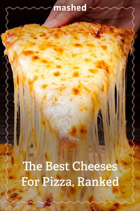 From moisture content to melting capability, it's important to choose the right cheese when making pizza at home, and there's a wide world to choose from. #Pizza #CheesePizza Cheese For Pizza Types Of, Four Cheese Pizza Recipe, Best Cheese For Homemade Pizza, Pizza With Cheddar Cheese, Best Cheese For Pizza, Cheese Pizza Recipes, Cheese For Pizza, Making Pizza At Home, Munster Cheese