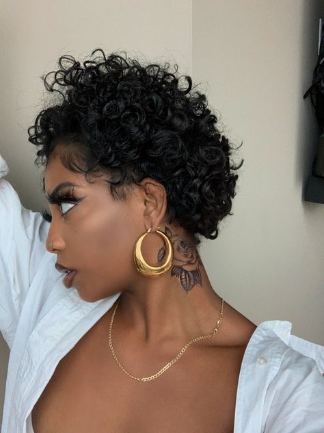 Big Chop Hairstyles, Big Chop Natural Hair, Dearra Taylor, Short Natural Curly Hair, Curly Weave, Natural Hair Short Cuts, Hair Transition, Short Curls, Long Hair Wedding Styles