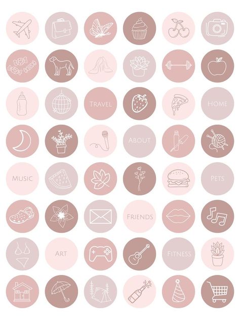 Neutral pink Instagram highlight icons and minimal aesthetic IG story,#Pinterest_Highlight_Covers #Insta_Story_Highlights_Icons_Aesthetic #Cute_Highlight_Covers #Highlights_Icones_Instagram Cover Photos For Highlights On Instagram, Ig Highlight Icons Pastel, Aesthetic Highlight Covers For Instagram, Pink Highlight Icons, Aesthetic Buttons, Pink Aesthetic Instagram, Insta Highlight Cover Icons, 2024 Icon, Instagram Highlight Covers Pink