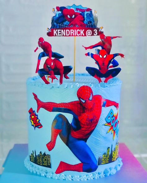 Most boy’s favorite character, #spiderman Design repeated with a slight twist for Kendrick’s 3rd as requested 🥰💙 Need cake for any event/surprise? ☎️ 0242337495 #bestcakesinwinneba #winnebabaker #winneba #efuascakes #moistcakes #yummycakes #creamcakes #spiderman #spidermanthemed Character Cake Designs, Spiderman Design, Cake Designs For Boy, Spiderman Cake, Character Cakes, Moist Cakes, Yummy Cakes, Cake Designs, Favorite Character