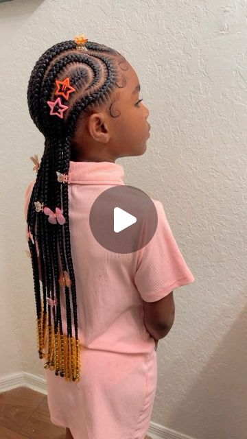 Kids Braid Hairstyles Black, Straight Back Braids For Kids, Kids Straight Back Braids, Braiding Styles For Kids, Straight Back Hairstyles, Braids For Black Kids, Back Braids, Kid Braids, Straight Backs