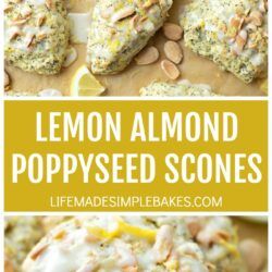 Almond Poppy Seed Bread, Almond Poppyseed, Lemon Poppy Seed Scones, Almond Scones, Poppy Seed Bread, Life Made Simple, Lemon Scones, Pecan Chicken, Homemade Scones