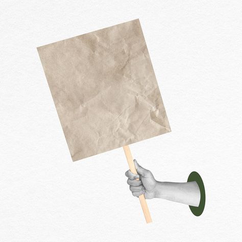 Protester holding sign collage element, mixed media psd | premium image by rawpixel.com / Boom Protest Collage, Graphic Elements Design, Portfolio Collage, Graphic Design Collage, Collage Png, Holding Sign, Hands Reaching Out, Man Hand, Collage Elements