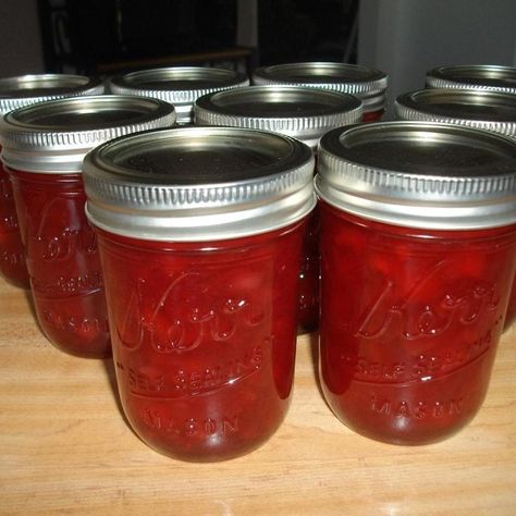 Amish Rhubarb Jam Amish Rhubarb Jam, Rubbard Recipies, Freezer Jams, Rhubarb Jam Recipes, Raspberry Rhubarb, Rhubarb Desserts, Canning Jam, Rhubarb Jam, Canned Food Storage