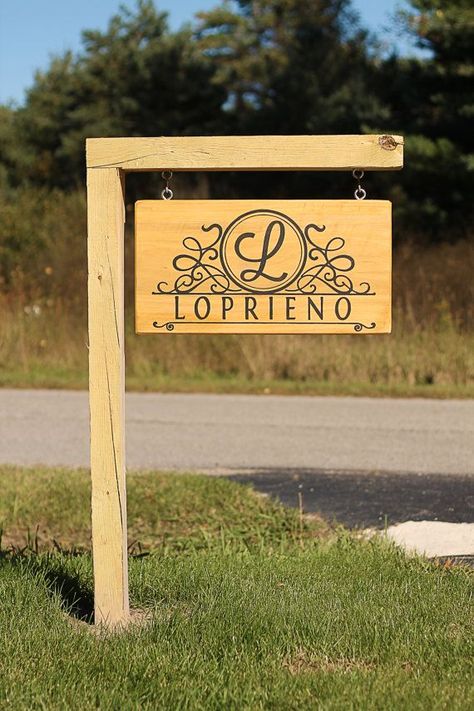 Farm Signs Entrance, Driveway Sign, Business Signs Outdoor, Making Plant Pots, Building Signs, Camping Signs, Outdoor Signage, Farm Signs, Sign Post