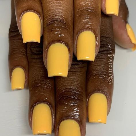 Yellow Sns Nails, Gel Polish Designs, Dnd Gel Polish, Sns Nails, Spring Collection, Gel Polish, Cute Nails, Nail Inspo, Gel Nails