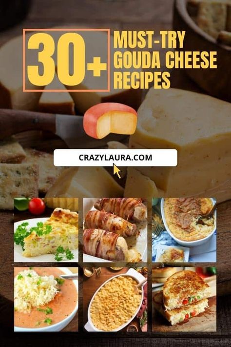 List of Must-Try Gouda Cheese Recipes That Won't Disappoint #GoudaCheese #Recipes #Food Smoked Gouda Dip Recipes, Recipes Using Gouda Cheese, Gouda Appetizers, Recipes With Gruyere Cheese, Recipes With Gouda Cheese, Gouda Cheese Recipes, Gouda Recipe, Grits Casserole, Smoked Gouda Cheese