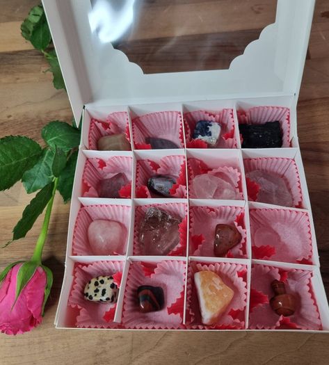 Valentines Window Display, Heart Gift Tags, Alternative Gifts, Crystal Box, Mystery Bag, Valentine Day Boxes, Valentine Box, Valentines Day Hearts, Spiritual Gifts