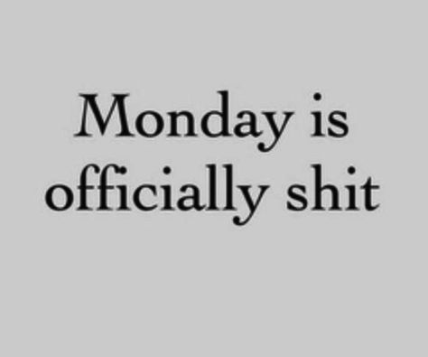 And that's why I called in today! Well, that and I had a migraine... Monday Sucks, I Hate Mondays, Monday Memes, Weekday Quotes, Monday Humor, Hate Mondays, Work Quotes Funny, About Quotes, Monday Quotes