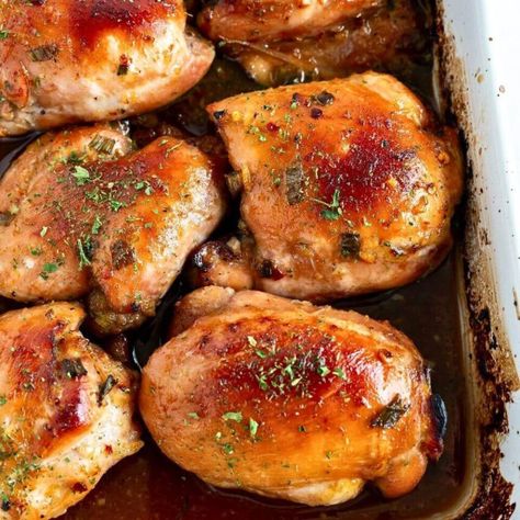 Quick And Easy Honey Soy Chicken Thighs - Yummy and fully Light Supper Ideas, Honey Soy Chicken Thighs, Honey Soy Marinade, Chicken Entree, Crockpot Pork Tenderloin, Honey Soy Chicken, Chicken Ranch Pasta, Apricot Chicken, Soy Chicken