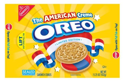 A Visual History Of Every Single Oreo Flavor, Ever #refinery29 Weird Oreo Flavors, American Themed Party, Oreo Cookie Flavors, Weird Snacks, American Snacks, Hard Candy Lollipops, Unique Snacks, Oreo Flavors, Classic Sandwich