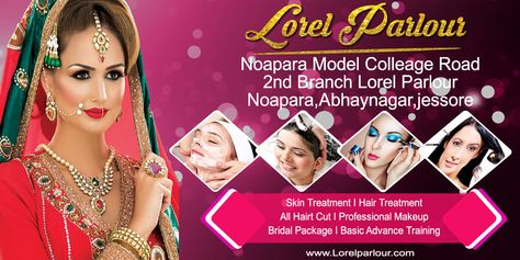 Banner - Parlour Indian Beauty Parlour Banner Design, Beauty Parlour Poster Background, Beauty Parlour Banner Design, Parlour Names, Indian Beauty Parlour, Tamil Tattoo, Forklift Safety, Flex Banner Design, Coral Draw