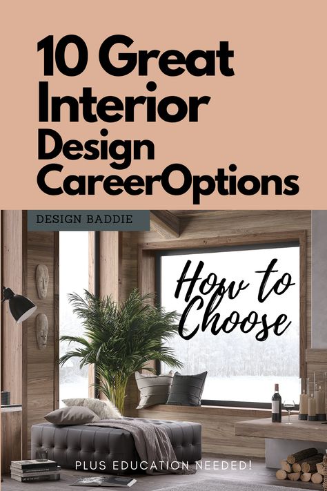 From a few months to full on university degrees, there are many paths to the different interior design careers out there. Discover your options! #learndesign #interiordesign #student #becomeadesigner #futuredesigner #study #career Interior Design Activities For Students, Interior Design Career Path, Interior Design Certification, Interior Design Business Plan, Good Interior Design, Interior Design Basics, Learn Interior Design, Interior Design Jobs, Decorating Rules