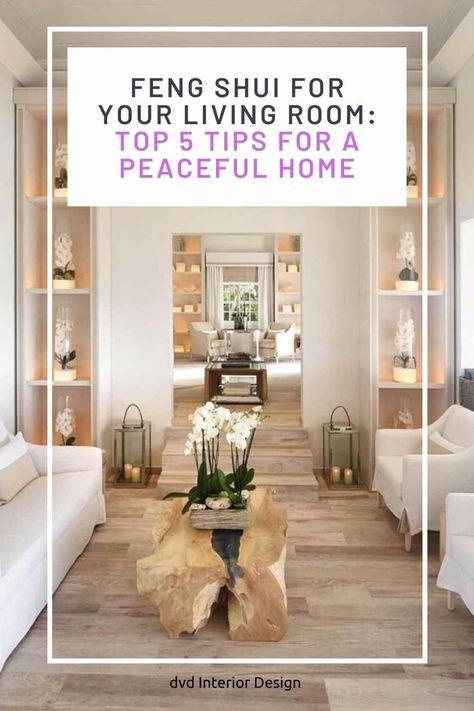 Feng Shui For Your Living Room: Top 5 Tips For A Peaceful Home Feng Shui Interior Design, Peaceful Decor, Living Arrangements, How To Feng Shui Your Home, Feng Shui Living Room, Feng Shui Bedroom, Feng Shui House, Entry Decor, Feng Shui Tips