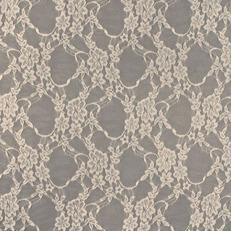 Champagne Stretch LaceChampagne Stretch Lace Stretch Lace Fabric, Lace Veils, Textile Pattern, Online Fabric, Fabric Stores Online, Fabric Projects, Fabric Sewing, Drapery Fabric, Fabric Online