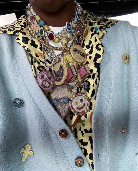 Tyler The Creator Outfits, Dope Jewelry Accessories, Necklace Stack, Jewelry Lookbook, Tyler The Creator, Fashion Killa, Fashion Inspo Outfits, Style Me, Close Up