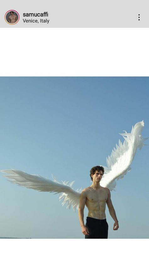 Male Angel Photoshoot, Man With Wings, Male Angel, Angel Boy, Dark Angels, Birthday Inspo, Angel Man, Easy Cake Decorating, Angels Among Us