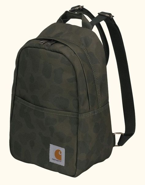 Carhartt Mini Backpack, Everyday Essentials Daypack for Men and Women, Duck Camo Carhartt Backpack, Water Resistant Backpack, Classic Mini, Mini Backpack, Handbag Backpack, Everyday Essentials, Womens Backpack, Everyday Essentials Products, Shoulder Straps