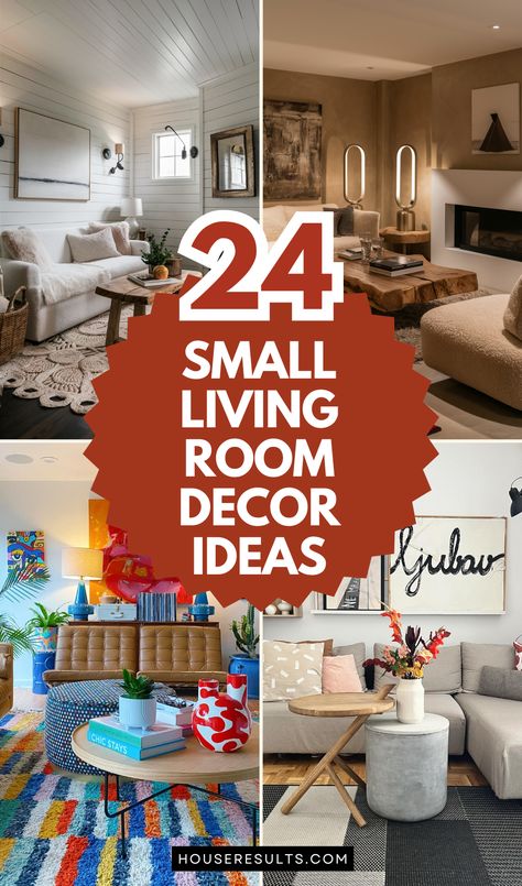 🖼️ Create a beautiful and functional living area with these small living room decor ideas that make every inch count. From smart storage solutions to chic furniture choices, these ideas will help you design a space that’s both stylish and comfortable. Learn how to use color, light, and textures to enhance the coziness of your small living room and make it feel more spacious and inviting for family and friends. Small Cozy Family Room Ideas, How To Decorate Living Room On A Budget, Small Den Decorating Ideas, Small Apt Decorating Ideas, How To Arrange Living Room Furniture, How To Decorate A Small Living Room, Small Living Room Arrangement, Decorating Small Living Room, Furniture For Small Living Room